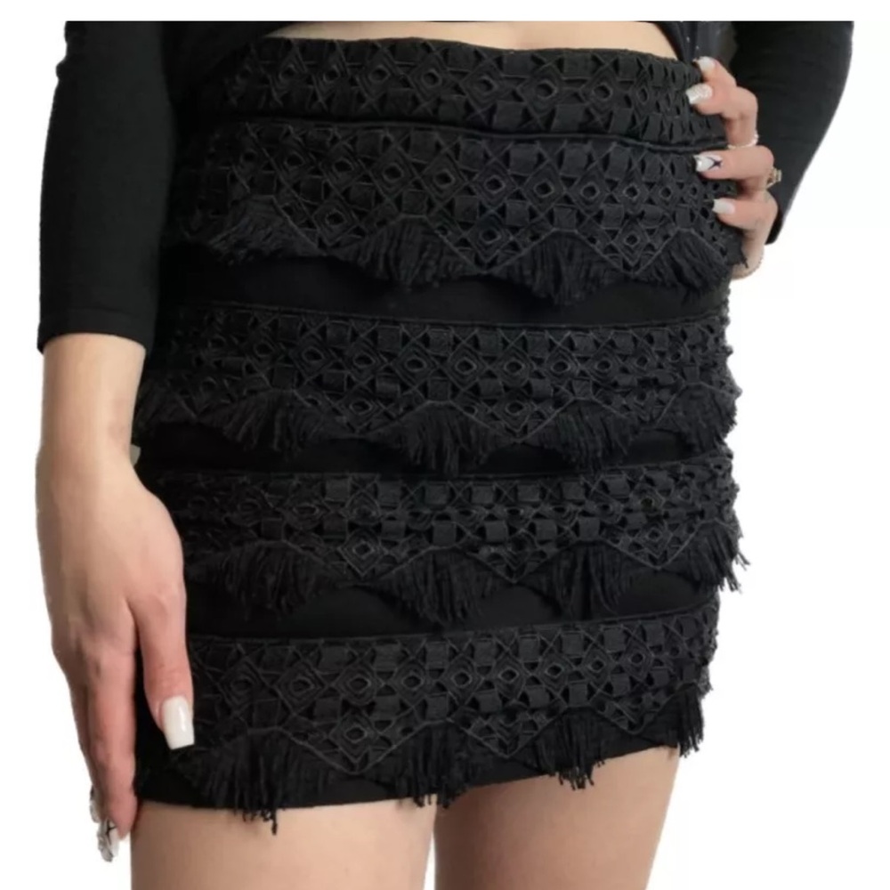 Maje Black Mini skirt size 36